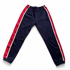 Kids Navy and Red Gucci Pants